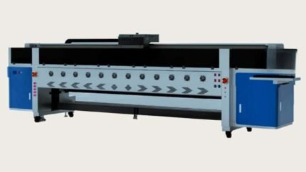 AMO UV Inkjet Printer AM3200UV8k24i-EL for 3.2meters Soft and Elastic Film with 8 Konica 1024i Printheads