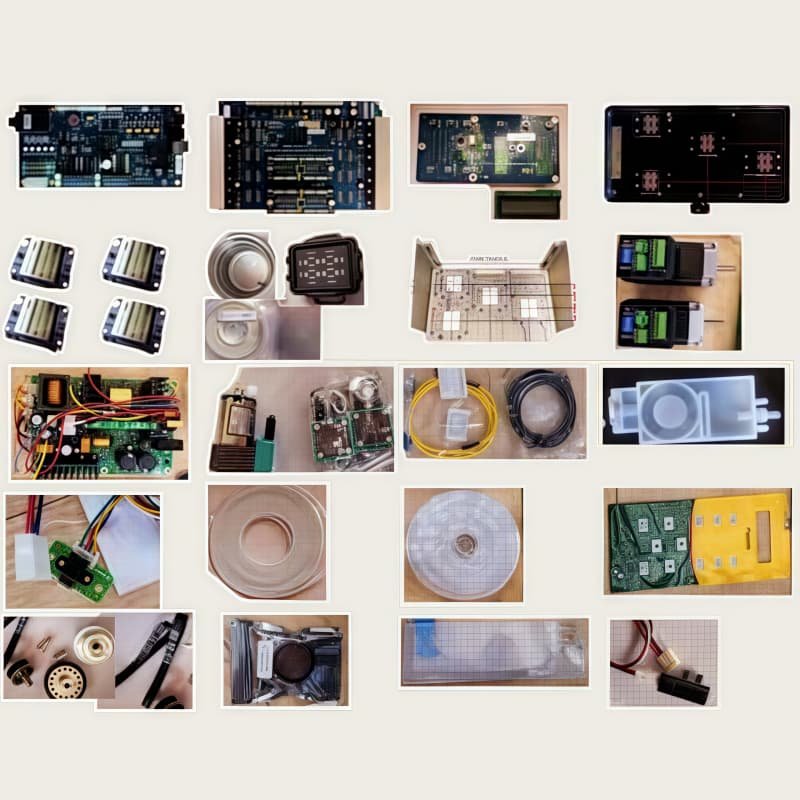 Bộ dụng cụ i3200 để nâng cấp máy in phun Trung Quốc với 4 đầu in i3200 (kiểu cuộn sang cuộn)